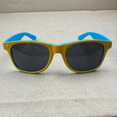 Pacifico Cerveza Branded Sunglasses – Blue and Yellow – Minor Scratches