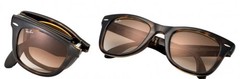 🔥Ray-Ban Wayfarer Folding Classic Havana Brown Lens Sunglasses RB4105 710/51 50