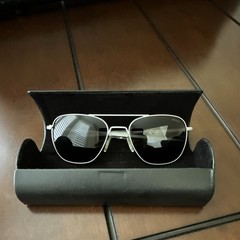 Randolph Engineering Aviator – Matte Chrome & American Gray Polarized Glass Lens
