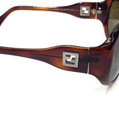 FENDI Zucca Zucchino Sunglasses Brown Tortoiseshell Frame 5.2×6 in Italy