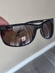 Maui Jim MJ-168-02 Black Classic Full Rim UV Protection Sports Sunglasses