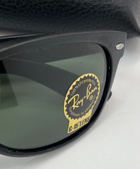 Ray-Ban Sunglasses RB 2132 New Wave 55/18 Temples 145mm Branded Case Black Matte