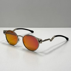 Oakley Deadbolt OO6046 Satin Chrome Fire Iridium Titanium Sunglasses