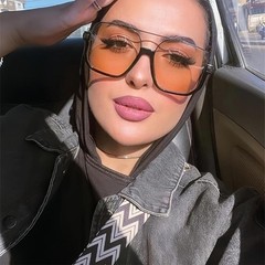 Vintage Large Oversized for Men Women Trendy Lens Aviator Retro 70’s Sunglasses