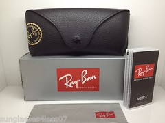 Ray Ban Sunglasses ZURI RB4455F 6677/81 BLACK/DARK GREY POLARIZED LENS 51MM
