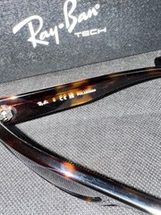 Ray-Ban RB8227 Men’s Rectangle Polarized Sunglasses Tortoise Brown Green