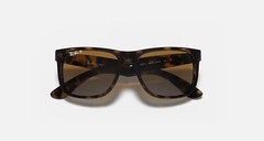 Ray Ban Justin Classic Matte Havana/Brown Gradient Polarized 54 mm Sunglasses