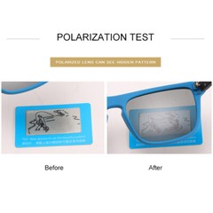 Square Polarized Sunglasses UV400 Protection for Driving Fishing Hiking Golf