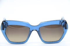 NEW FATTO A MANO IN ITALIA SVEVA COL. 290 BLUE AUTHENTIC SUNGLASSES 52-20