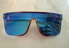 New Quiksilver Sunglasses Blenders Style Blue Mirror Lens USA Theme