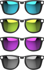 4Pcs Polarized Clip for Ray-Ban Meta Wayfarer & Gen 2 (RW4006/RW4012 Standard 50