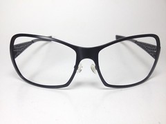Prodesign Denmark Sunglass Frame Black Metal Designer Unknown Model P2