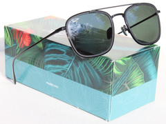 MAUI JIM Following Seas POLARIZED Sunglasses 555-02 Black/Neutral Grey NEW Japan