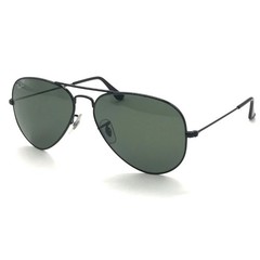 Used RAY BAN Ray Ban AVIATOR CLASSIC Aviator Sunglasses RB3025 Black Kurayoshi