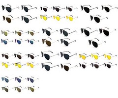 Aviator Sunglasses Wholesale Lot of 12 to 96 Pairs Assorted Style UV 100 % New