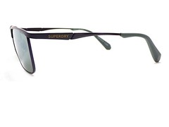 Superdry SDS 5018 Sunglasses Dark Satin Blue with Gold Mirrored CAT.3 Lenses 206