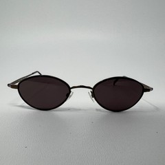 Chelsea Morgan CM001 Brown Oval Sunglasses 47-20-135mm Vintage Style Eyewear