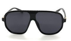Square Celebrity Fashion Disign Big Flat Single Lens Sunglasses Classic Gkasses