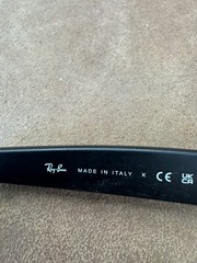 Ray-Ban RB4165 Justin Rubber Black Sunglasses 54mm 16mm 145mm – 601/8G #B88