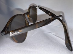 Ray-Ban RB 2180 710/73 Sunglasses Gloss/Havana Brown Tinted 49mm w/case NEW