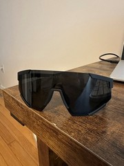 Prada Linea Rossa SPS 04WS Rubber Black/Dark Grey Men’s Sunglasses