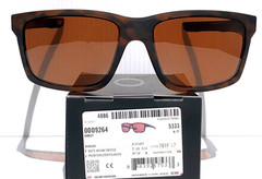 Oakley MAINLINK XL Matte Tortoise PRIZM POLARIZED Tungsten Lens Sunglass 9264-49