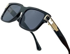 Men Sunglasses Black Lens Designer Shades Fashion Classic Hip Hop Rapper Square