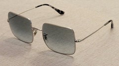 Ray-Ban RB1971 SQUARE SILVER EVOLVE CHANEGABLE Gradient Lens Sunglasses 9149/AD