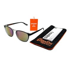 Superdry SDS Vintage Neon 127 53mm Matte Black w/Multicolor Lenses Sunglasses