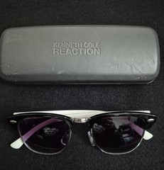 Kenneth Cole Reaction Adult Unisex Sunglasses With Hard Clam Shell Case (T4-B3)