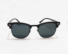 Ray-Ban RB3016 Clubmaster Marble Black Frame Dark Grey Lenses 51mm Unisex