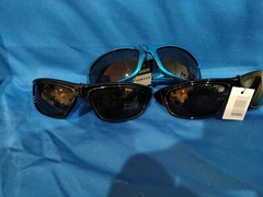 Lot of 3 Wrap around style SUNGLASSES in assorted styles and colors UV 400