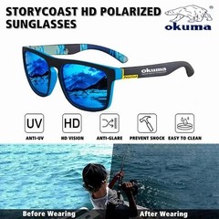 Okuma Polarized Sunglasses UV400 Men Women Outdoor Hunting Fishing Driving Sport
