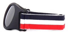 Moncler ML0051 92C Blue Ski Goggles Branded Round Sport Acetate Frame 55-26 sd*
