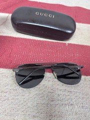 Louis Vuitton Monogram Clockwise Sunglasses Z1019E Dark Gun Authentic
