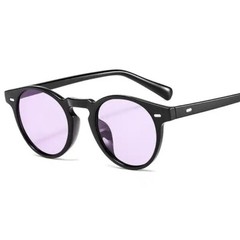 Brand Designer Men Fashion Model Round Sunglasses Downey Celebrity Avengers Iron