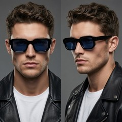 Square cholo Sunglasses Style gangster Style Streetwear Celebrity Driving Classy
