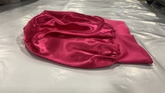 Women Satin Bonnet Night Sleep Cap Hair Hat Silk Head Cover Wide Elastic Band