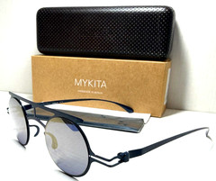 MYKITA & MARIOS SCHWAB HAMILTON COL.F16 ULTRAMARINE/BLUE LENS SUNGLASSES 38-24