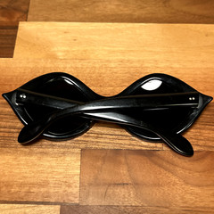 Ray-Ban Tamarin Sunglasses Black Vintage 60s Kiss Shape B&L Bausch & Lomb – USA