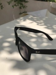 Ray-Ban Justin Polarized RB 4165 622/T3 Sunglasses Matte Black Frame 54mm 4165-1