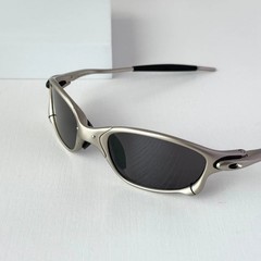 Oakley Juliet X-Metal Sunglasses Gray Frame Black Lens Vintage