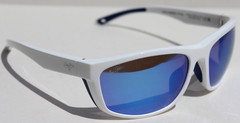 MAUI JIM Nuu Landing POLARIZED Sunglasses B869-05 White/Blue Hawaii NEW Italy