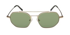 NEW SEAN JOHN SJOS512 SUNGLASSES MENS SHIELD 54-17-150 GOLD 710 FULL-RIM METAL &