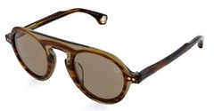 New BLAKE KUWAHARA 44mm Alsop Bark Aviator Sunglasses Italy Unisex