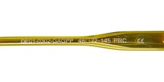 NEW DIFF 0302 C3PO STAR WARS SUNGLASSES FULL-RIM GOLD PLASTIC OVAL GAGPP