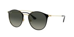 RAY BAN SUNGLASSES RB 3546 187/ 71 ROUND GLASSES – DARK GRAY-49-20-140 3N
