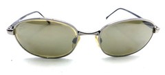 Serengeti 6793 Gunmetal Gray Black Round Oval Sunglasses Gray Lens Italy Unisex