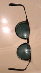 Ray-Ban Erika RB4171 6340/F7 Black Round Sunglasses Gray Lightweight Men 145