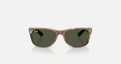 Ray-Ban New Wayfarer Green Camuflage/Green 55 mm Sunglasses RB2132 682331 55-18